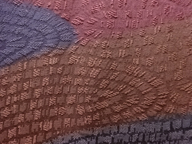  抽象模様道行コート